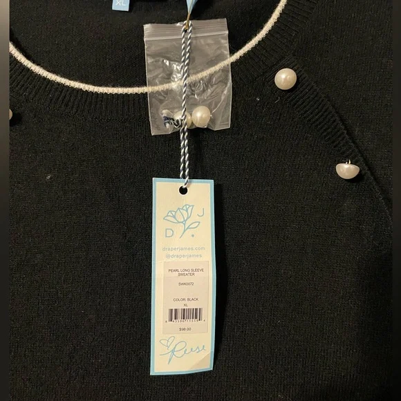 NWT Drapper James Pearl Sweater SzXL - Picture 3 of 3